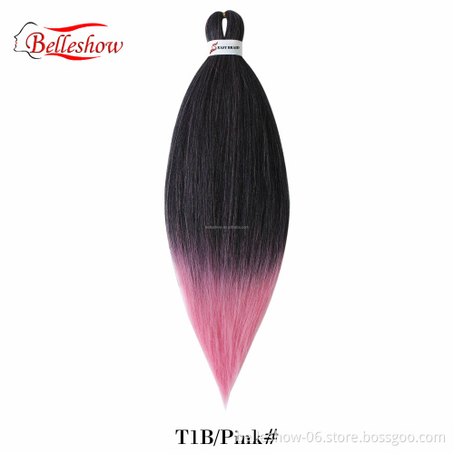 Hot sell pre stretched braiding hair jumbo